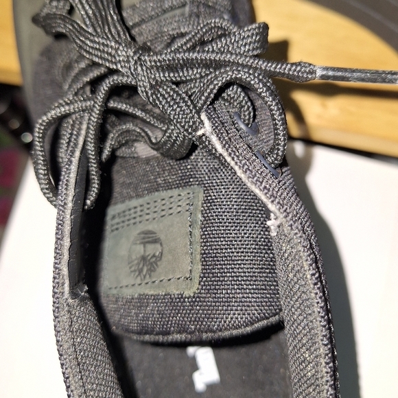 Timberland black leather Davis Square Chukka Boots in men's size 12. Pre-loved - Picture 12 of 13